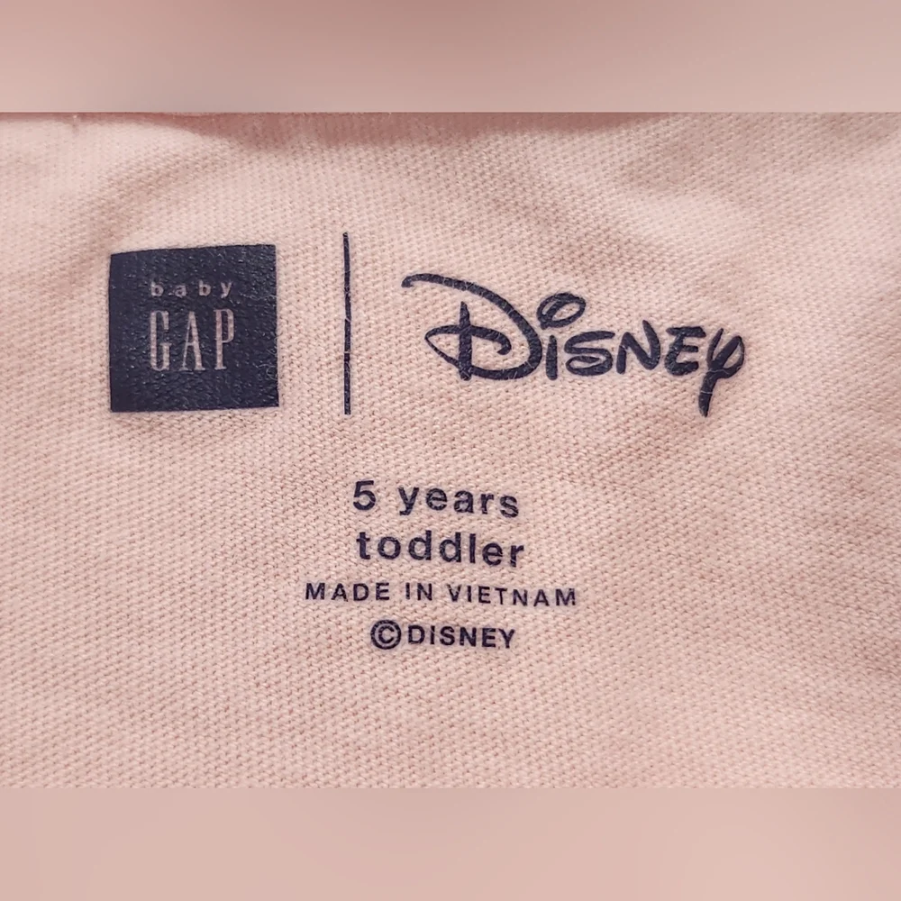 GAP Kids Pink Long Sleeve Tee with Minnie Mouse
